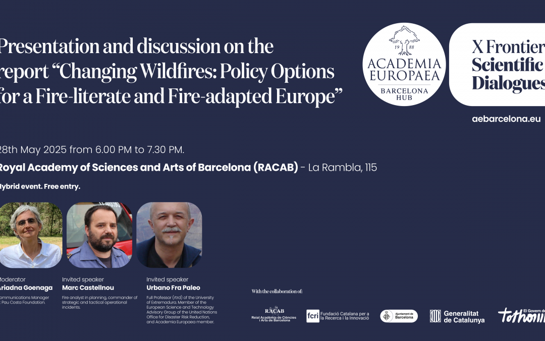 Presentation and discussion on the report “Changing Wildfires:Policy Options fora. Fire-literate and Fire-adapted Europe”